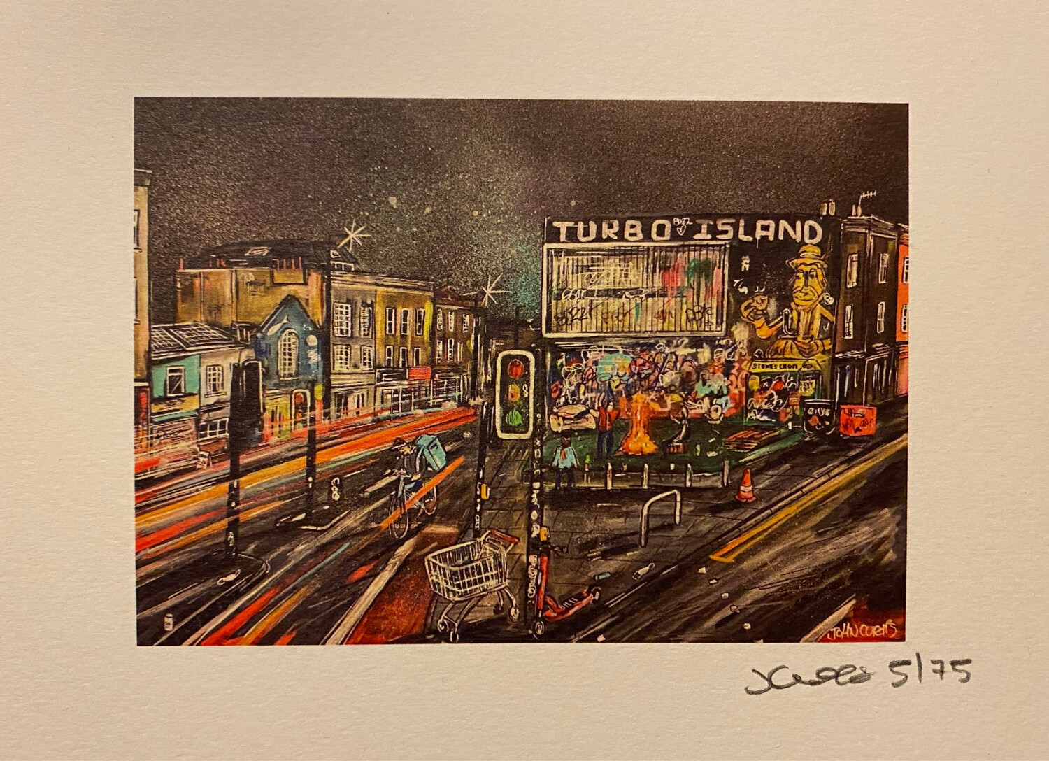 Turbo Island - Limited Edition Mini Size Print