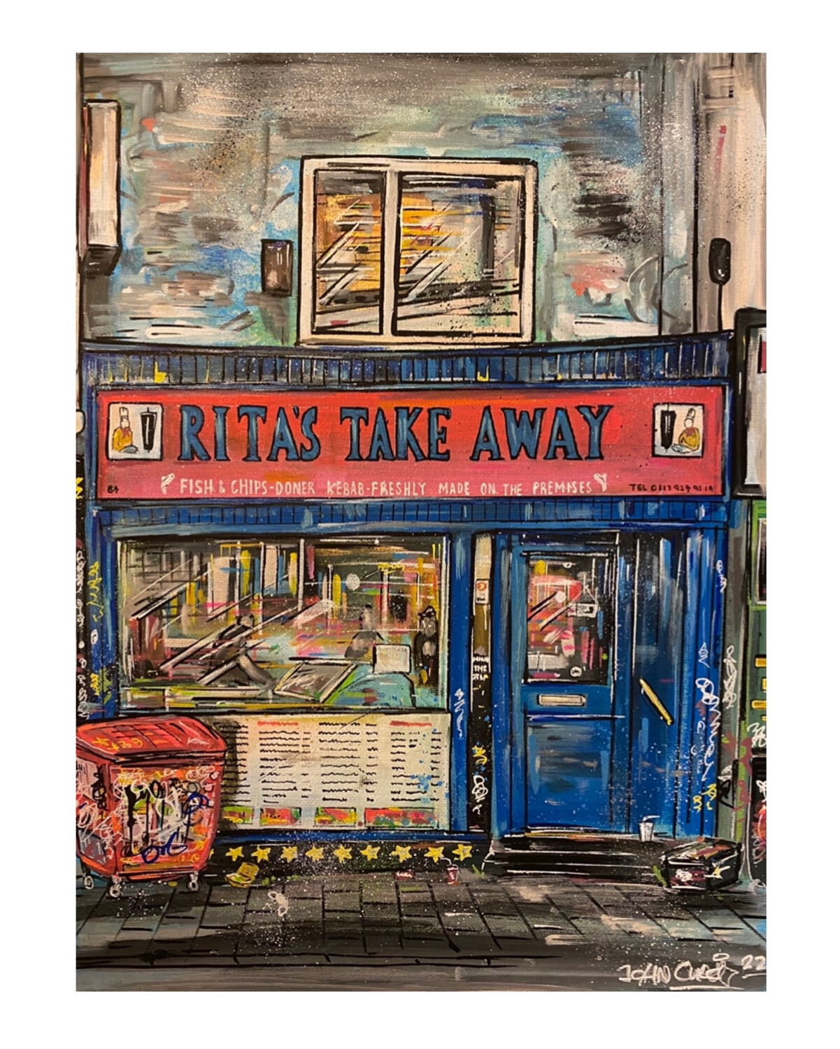 Rita’s Takeaway - Limited Edition Mini Size Print