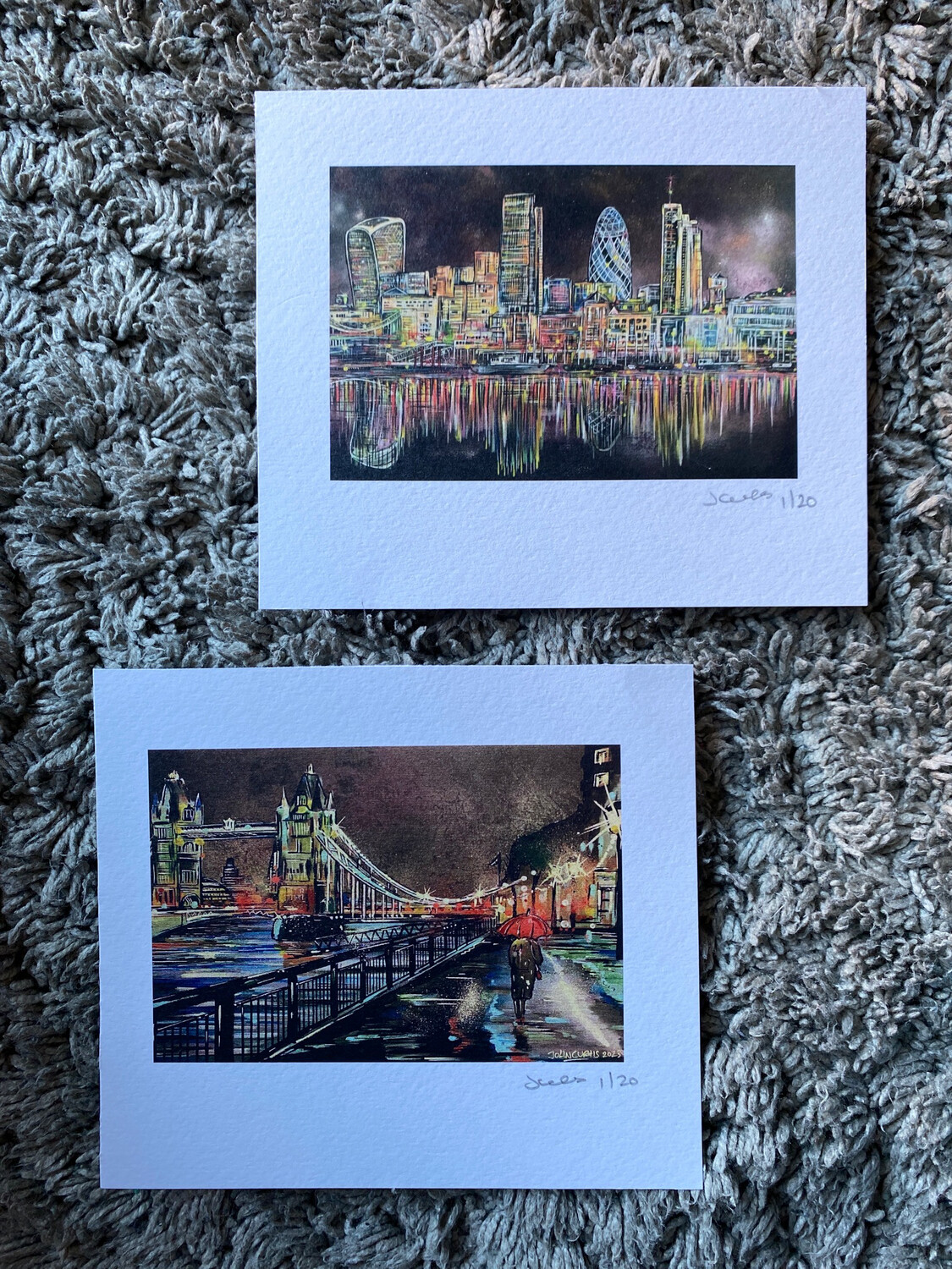 London Mini Prints Set Of 2 Prints