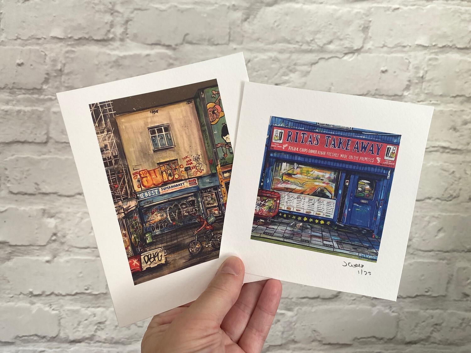 Stokes Croft Mini Prints X 2