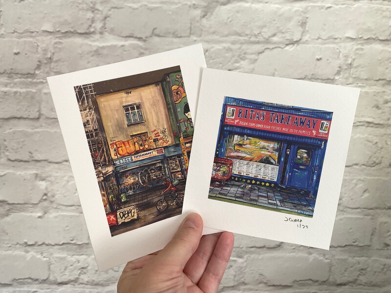 Stokes Croft Mini Prints X 2