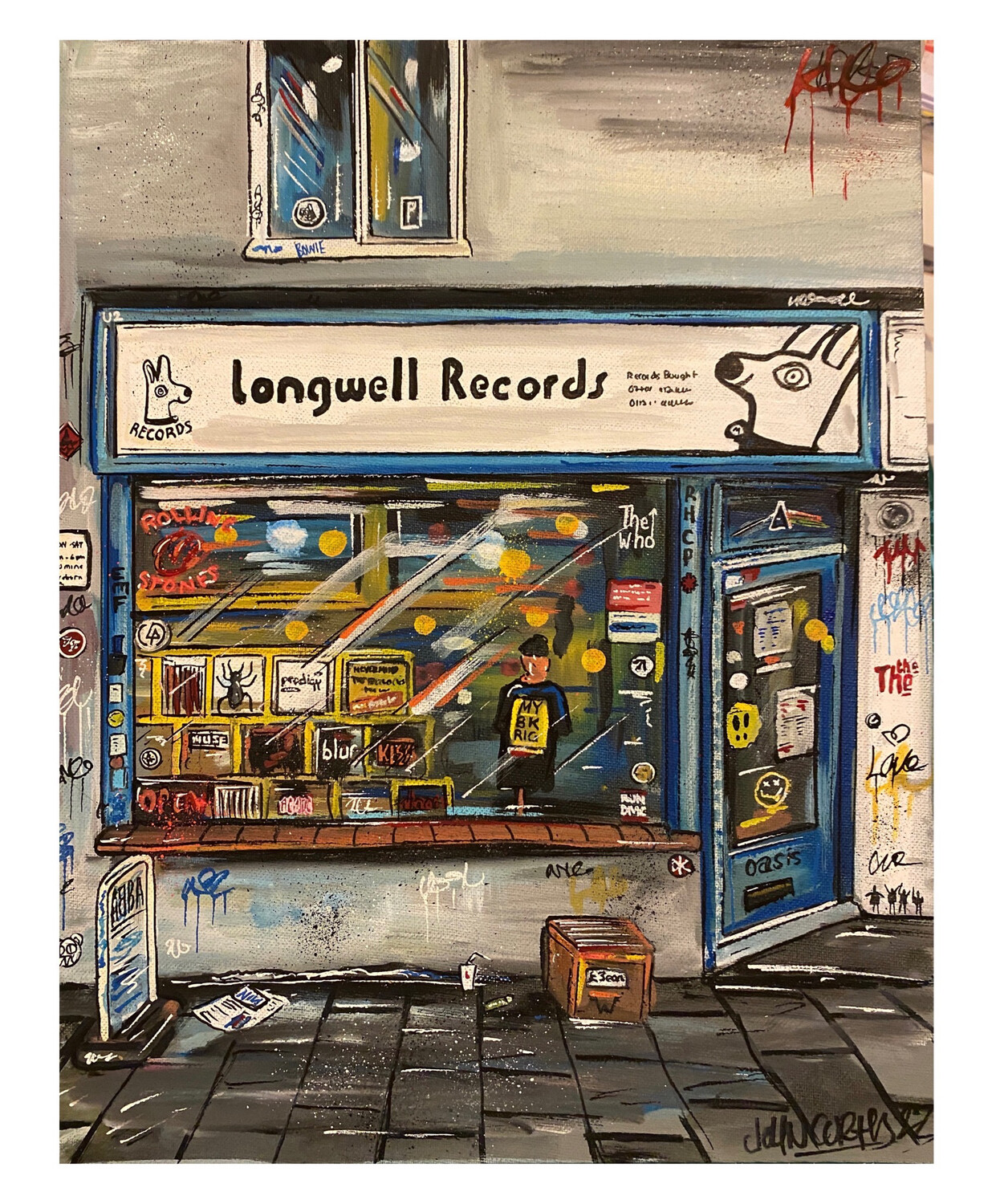 Record Store - Original Artwork