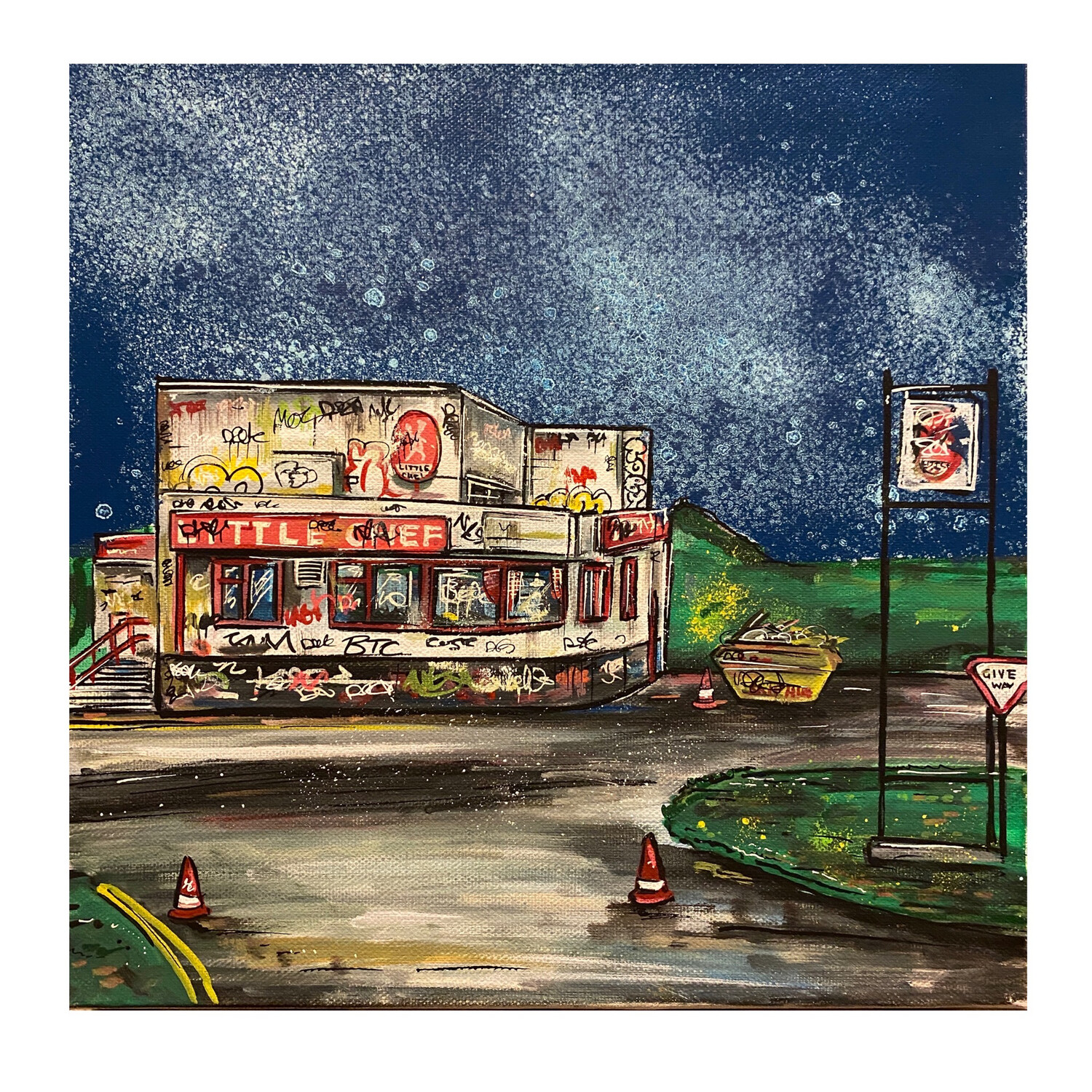 Little Chef - Original On Canvas