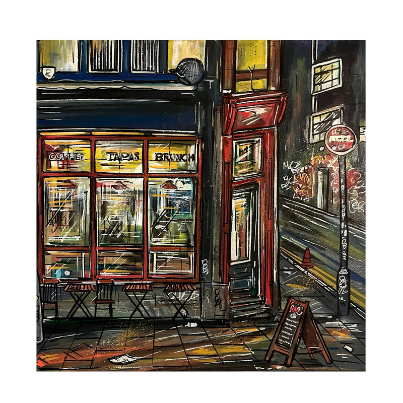 Poco Tapas - Original Painting On Canvas Poco Tapas - Original Painting On Canvas
