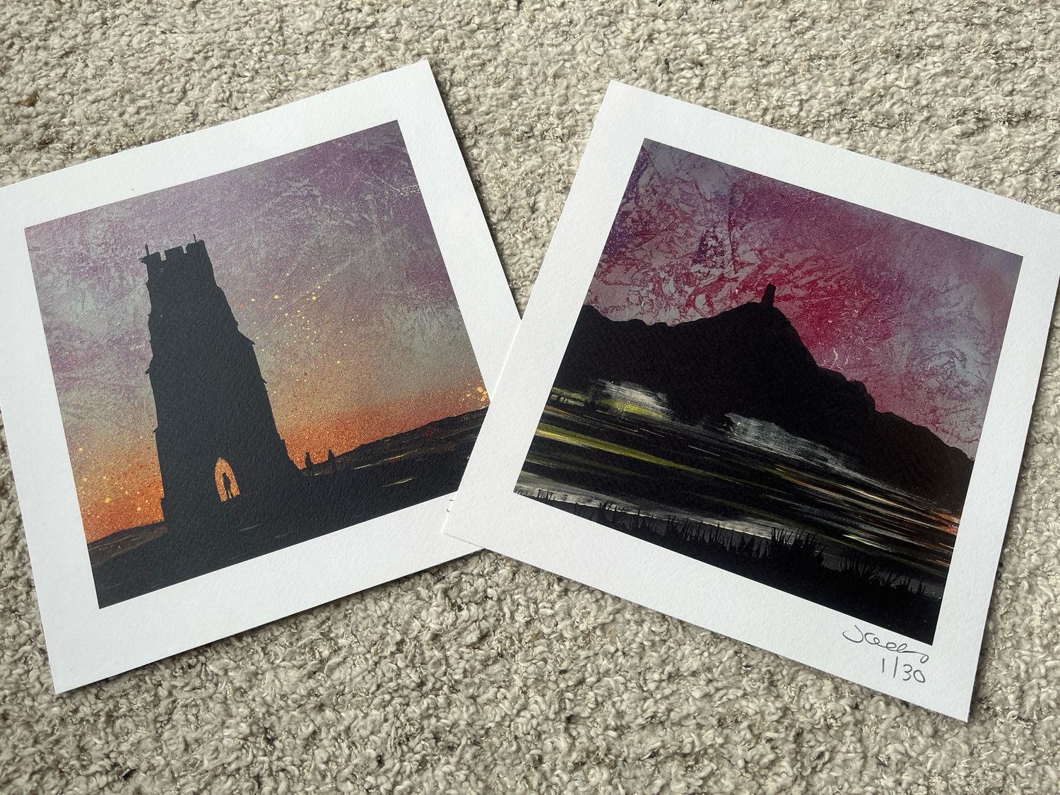 Glastonbury Tor - 2 Limited Edition Prints