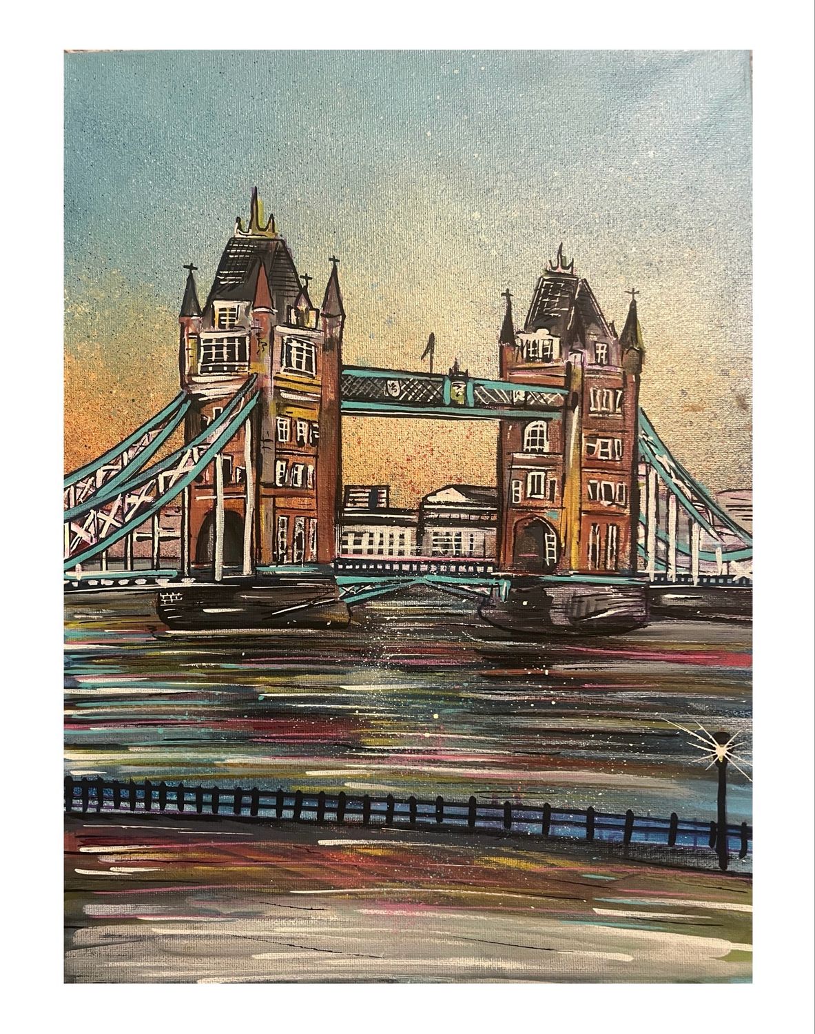 Tower Bridge - Original On Canvas