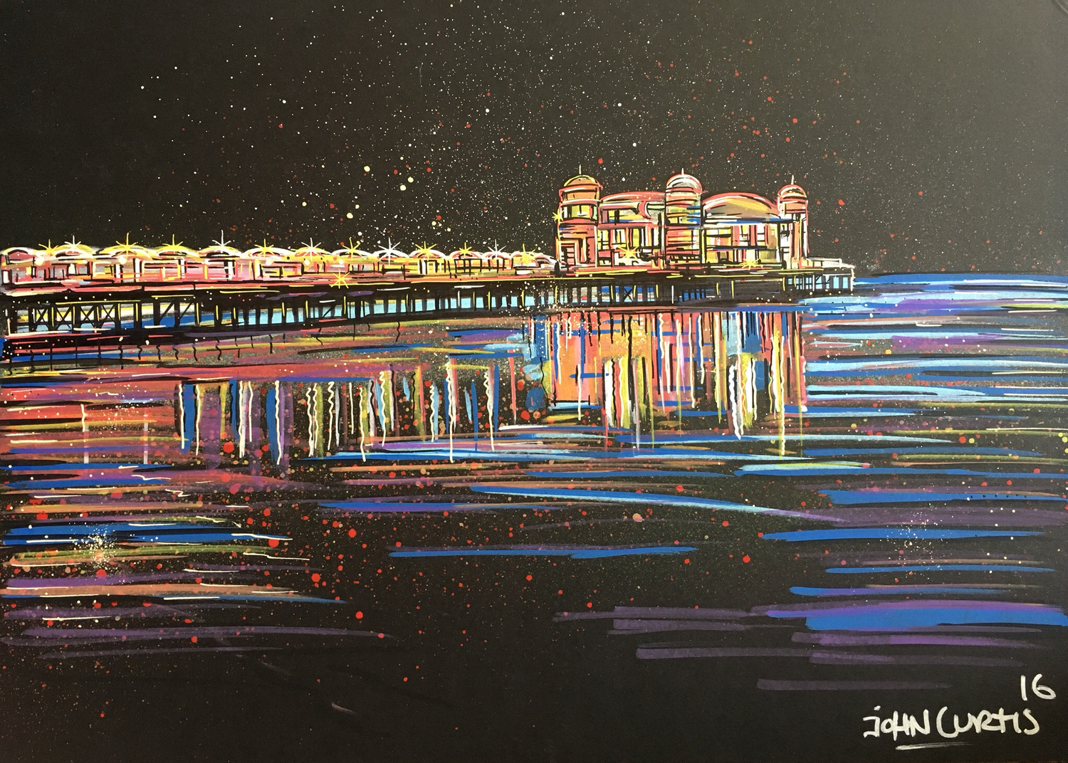 The night sale painting
