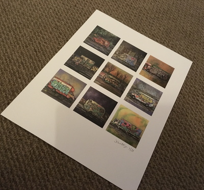 Bristol Vans - Limited edition giclee print Bristol Vans - Limited edition giclee print
