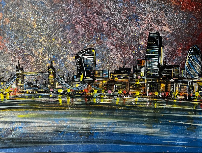 London skyline - Original Canvas