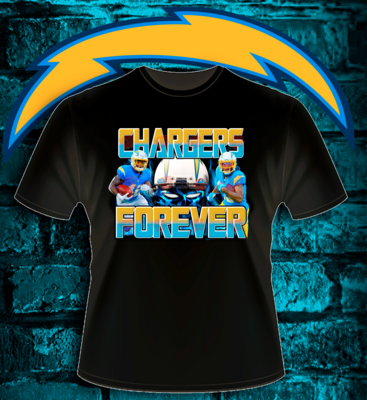 football team, Chargers Png Design, dtf design, sport team design for t- shirts and more.