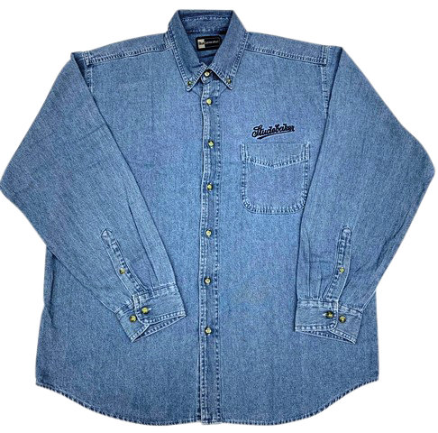 L/S SCRIPT DENIM