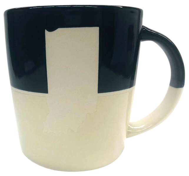 2-TONE INDIANA MUG- BLUE