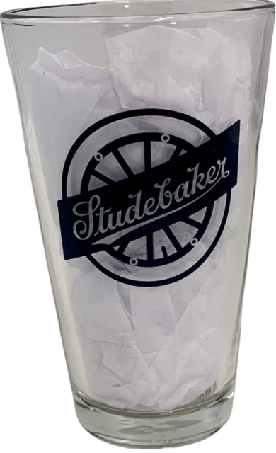 WHEEL LOGO PINT GLASS