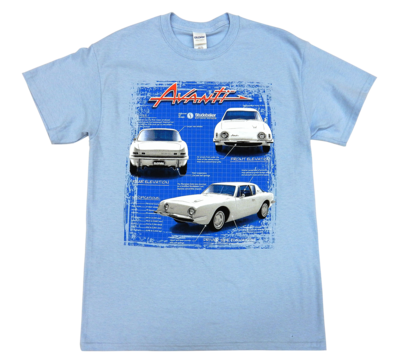 LT BLUE AVANTI T-SHIRT, Size: S