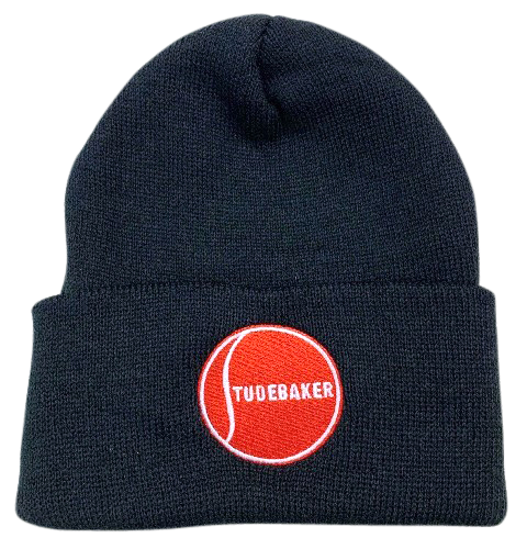 RED BALL KNIT HAT