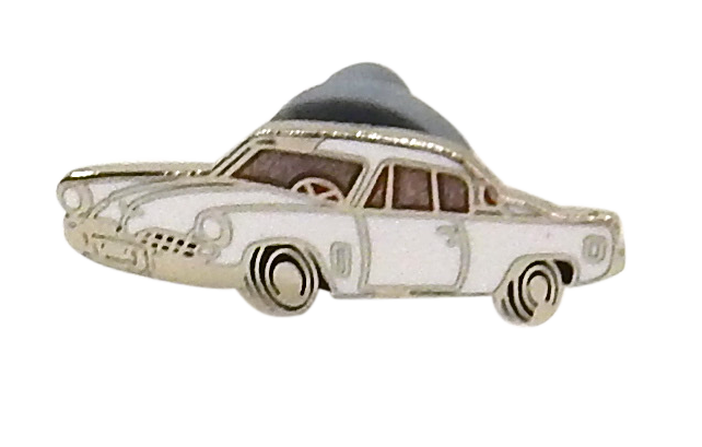 COUPE HAT PIN - WHITE