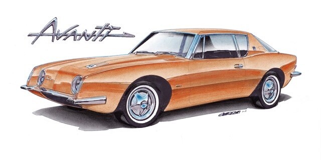 1963 AVANTI ART PRINT