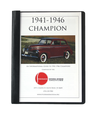1941-46 CHAMPION MONOGRAPH