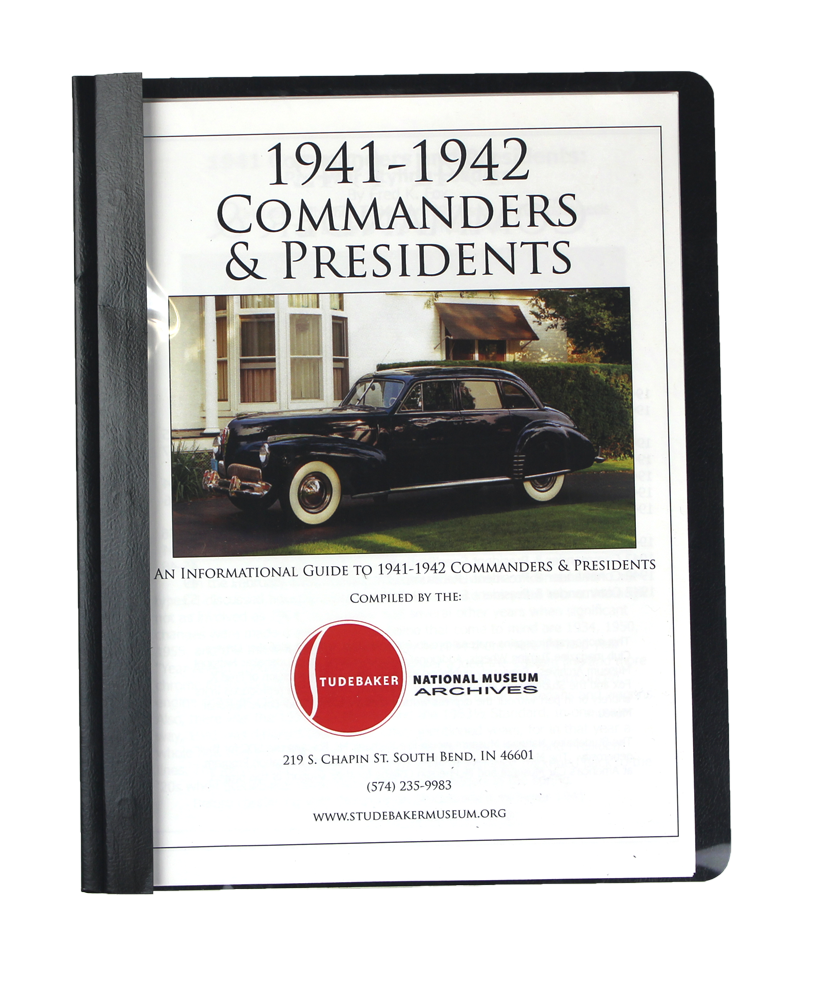 1941-42 COMM &amp; PRES MONOGRAPH