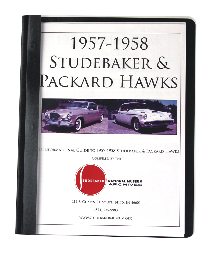 57-58 STUDE PACKARD HAWK MONOGRAPH