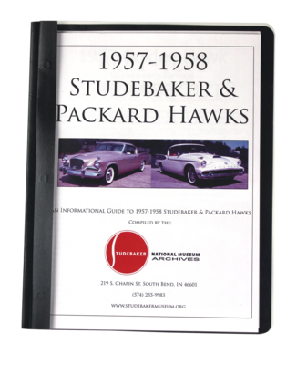 57-58 STUDE PACKARD HAWK MONOGRAPH