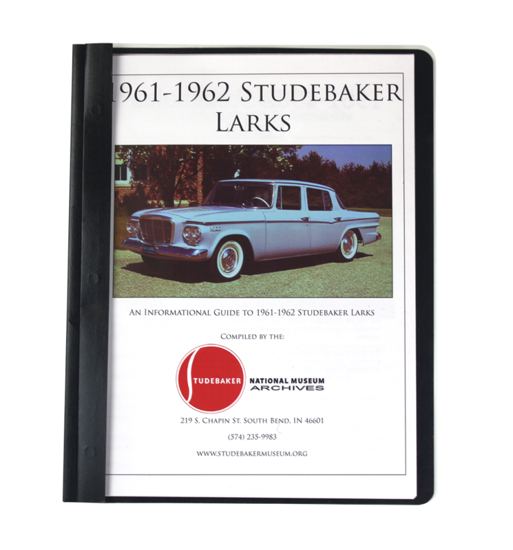 61-62 STUDEBAKER LARKS MONOGRAPH