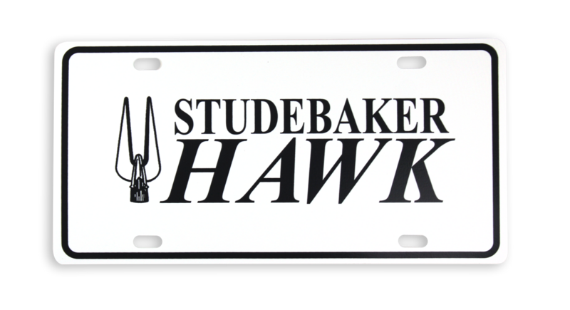 STUDEBAKER HAWK LICENSE PLATE