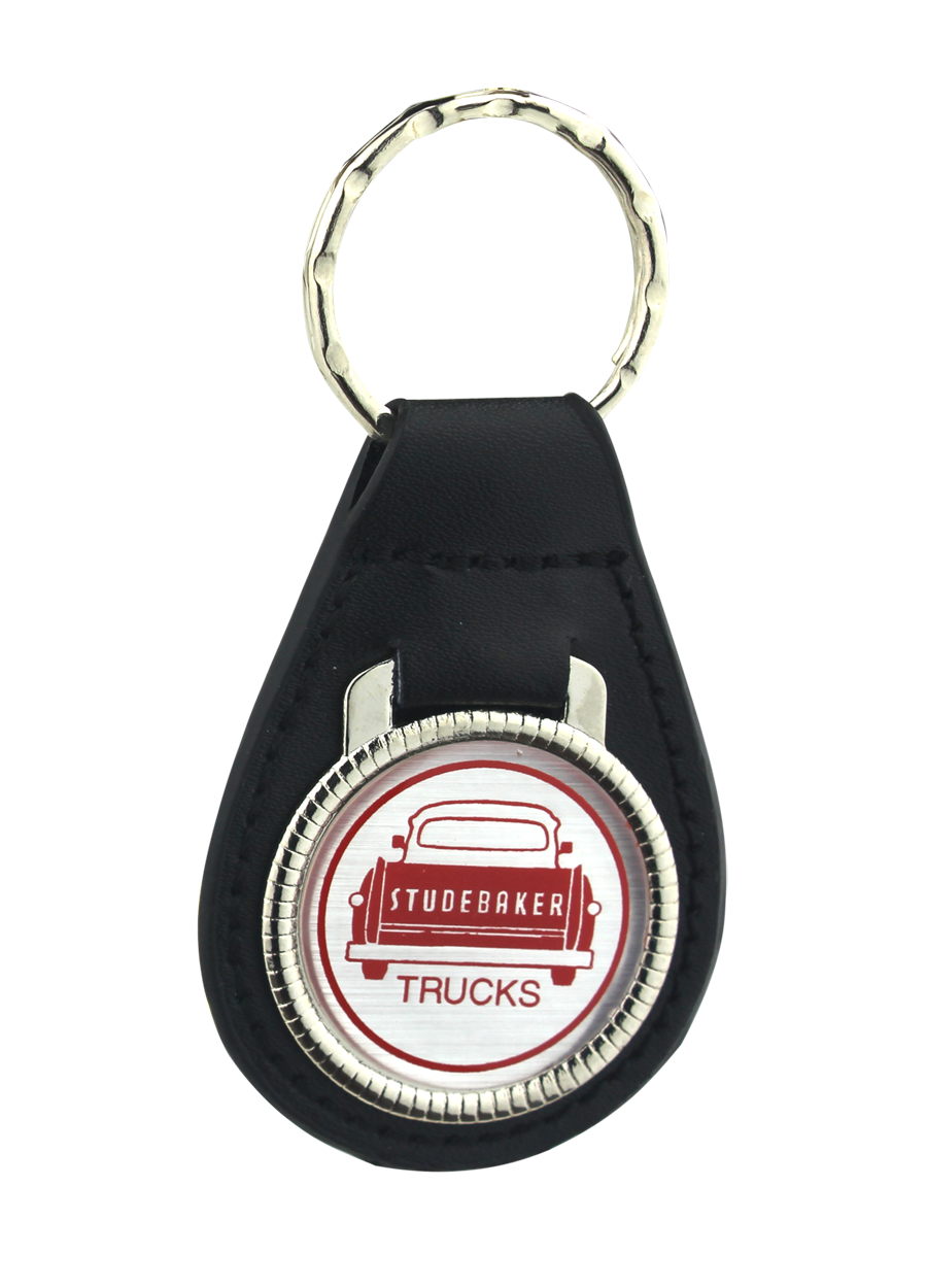 LEATHER TRUCK KEYCHAIN
