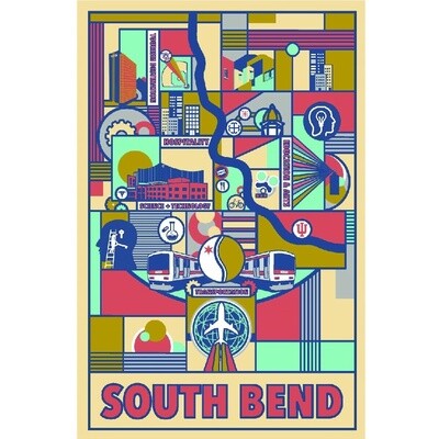SOUTH BEND &quot;NEXT 100 YEARS&quot; POSTER 1ST PLACE
