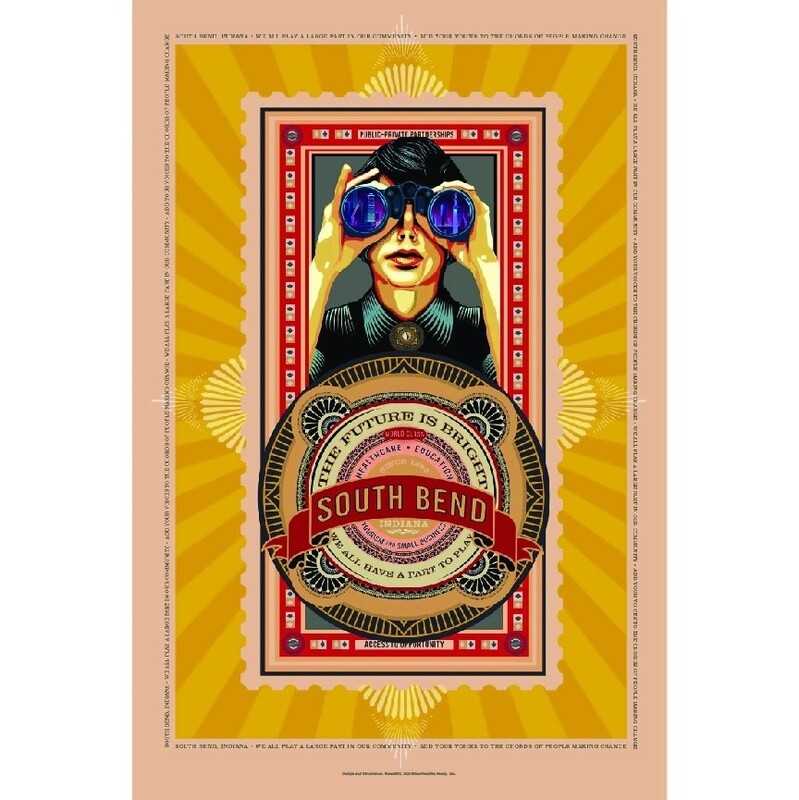 SOUTH BEND &quot;NEXT 100 YEARS&quot; POSTER 2ND PLACE