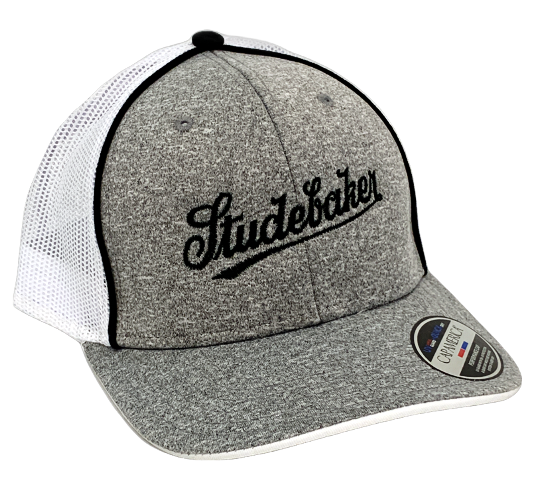 BLK/GRAY SCRIPT HAT