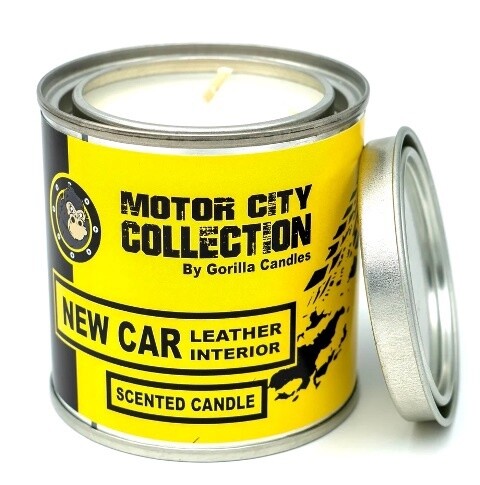 NEW CAR LEATHER SCENTED CANDLE