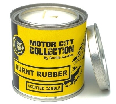 BURNT RUBBER SCENTED CANDLE