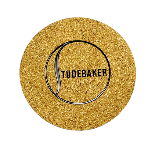 CORK COASTER SET- RED BALL