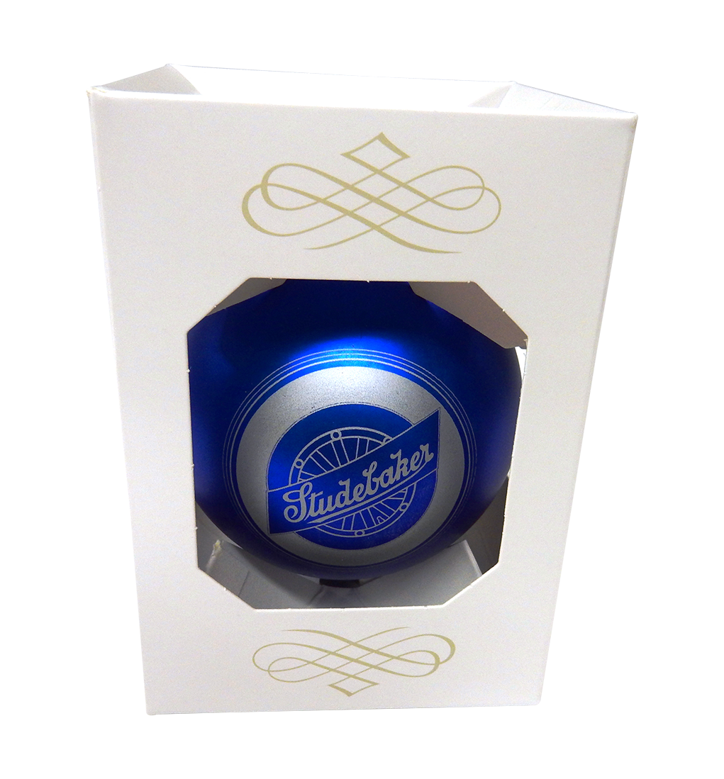 BLUE WHEEL ORNAMENT