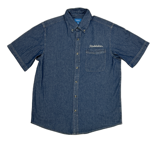 S/S DENIM SHIRT, Size: SMALL