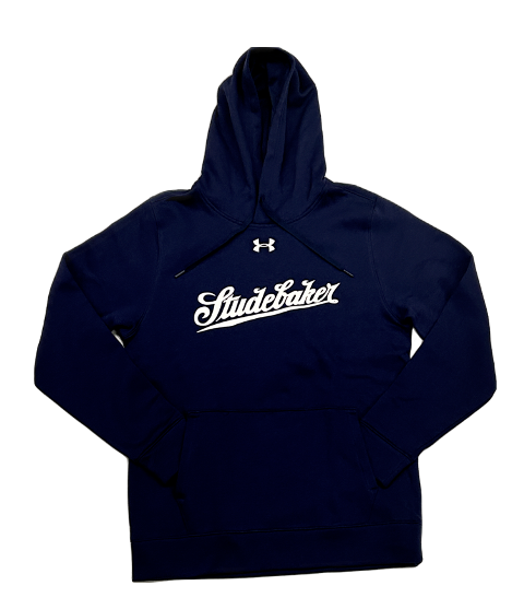 NAVY UNDER ARMOUR SWEATSHIRT, Size: SM