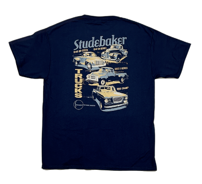 NAVY POCKET TRUCK T-SHIRT