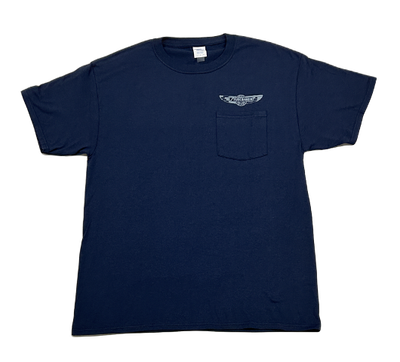 NAVY POCKET TRUCK T-SHIRT