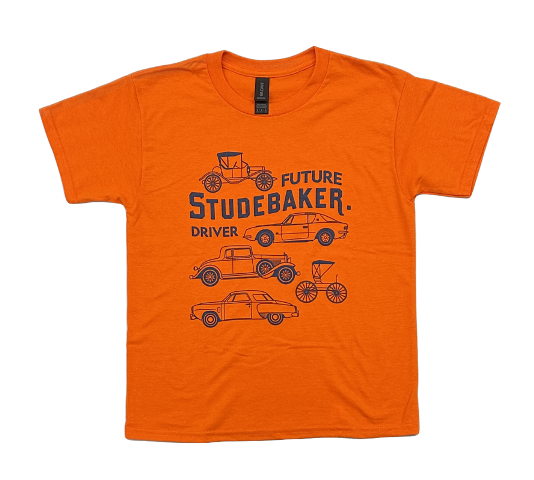 KIDS DRIVER T-SHIRT- ORANGE, Size: XS