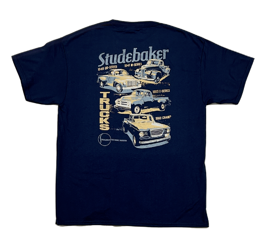 NAVY POCKET TRUCK T-SHIRT, Size: S