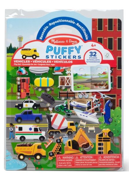 PUFFY STICKERS-VEHICLES