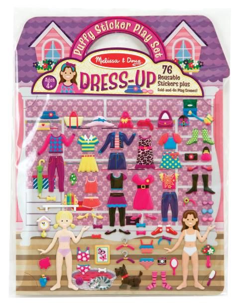 PUFFY STICKER DRESS UP
