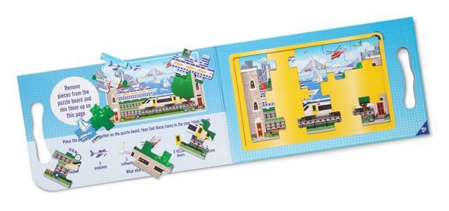 MAGNETIC VEHICLE PUZZLE