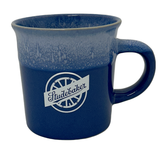NAVAJO BLUE WHEEL LOGO MUG