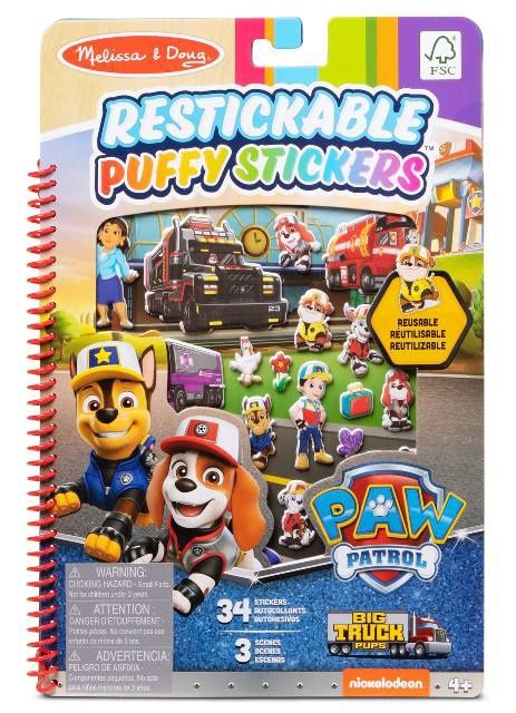 PAW PATROL PUFFY STICKERS