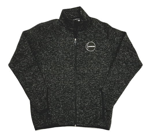 BLACK HEATHER FULL ZIP, Size: S