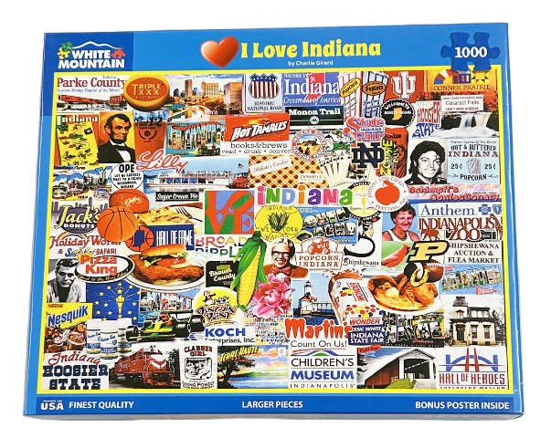 I LOVE INDIANA PUZZLE