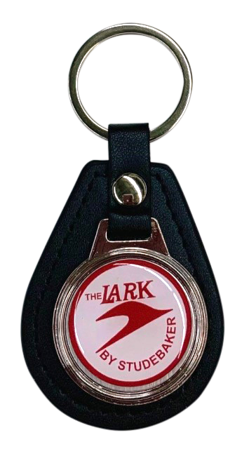 LEATHER LARK KEYCHAIN