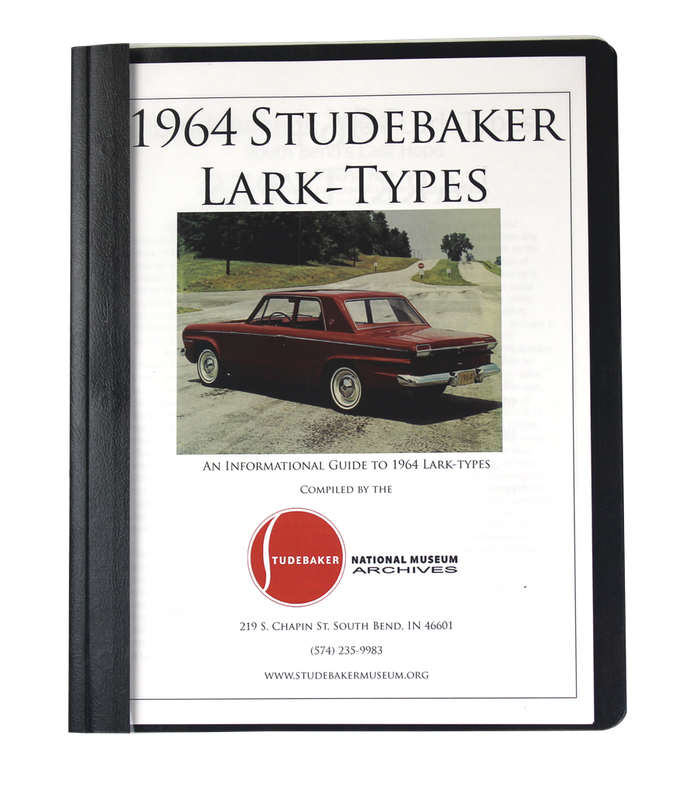 1964 STUDE LARK TYPES MONOGRAPH